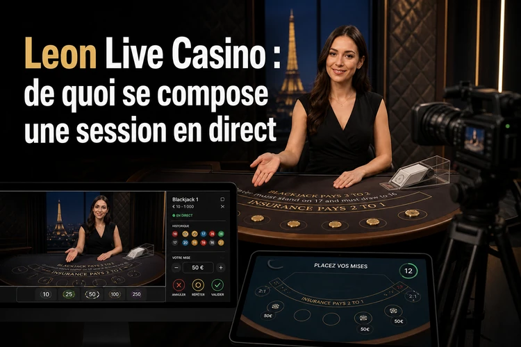 Leon Live Casino: de quoi se compose une session en direct