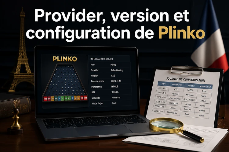 Provider, version et configuration de Plinko