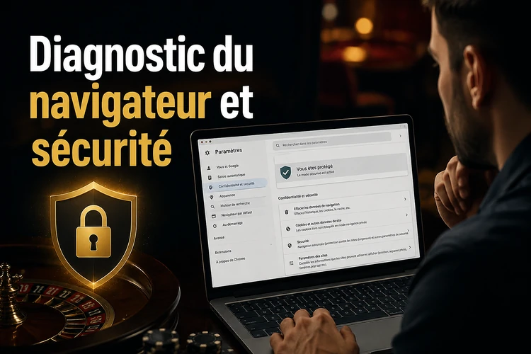 Diagnostic du navigateur et sécurité